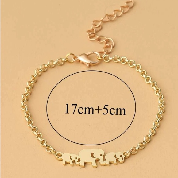 Gold Elephant Bracelet - Picture 4 of 4